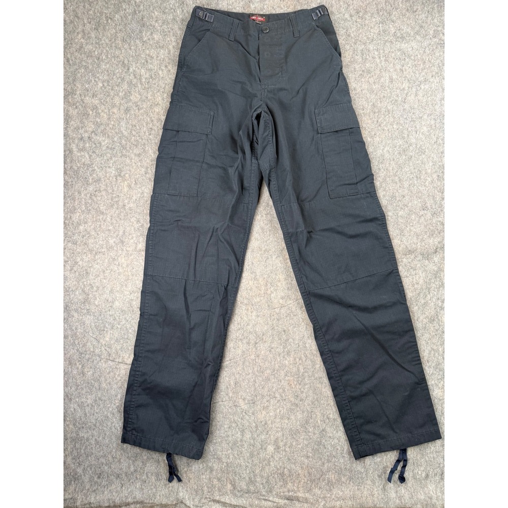 Tru-Spec Womens Navy Ripstop Tactical Cargo Pants Small Long Adjustable Waist